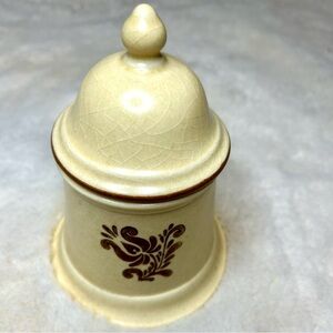 Pfaltzgraff Village 70s Vintage Stoneware Sugar Bowl